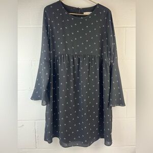 Loft Crescent Moon Print Dress, Small